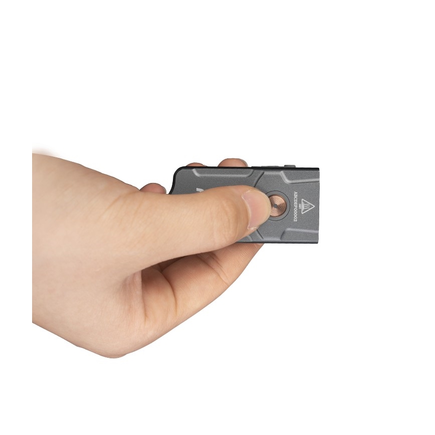 Fenix E03RV20GREY - Torcia LED ricaricabile LED/USB IP66 500 lucente 30 h 400 mAh