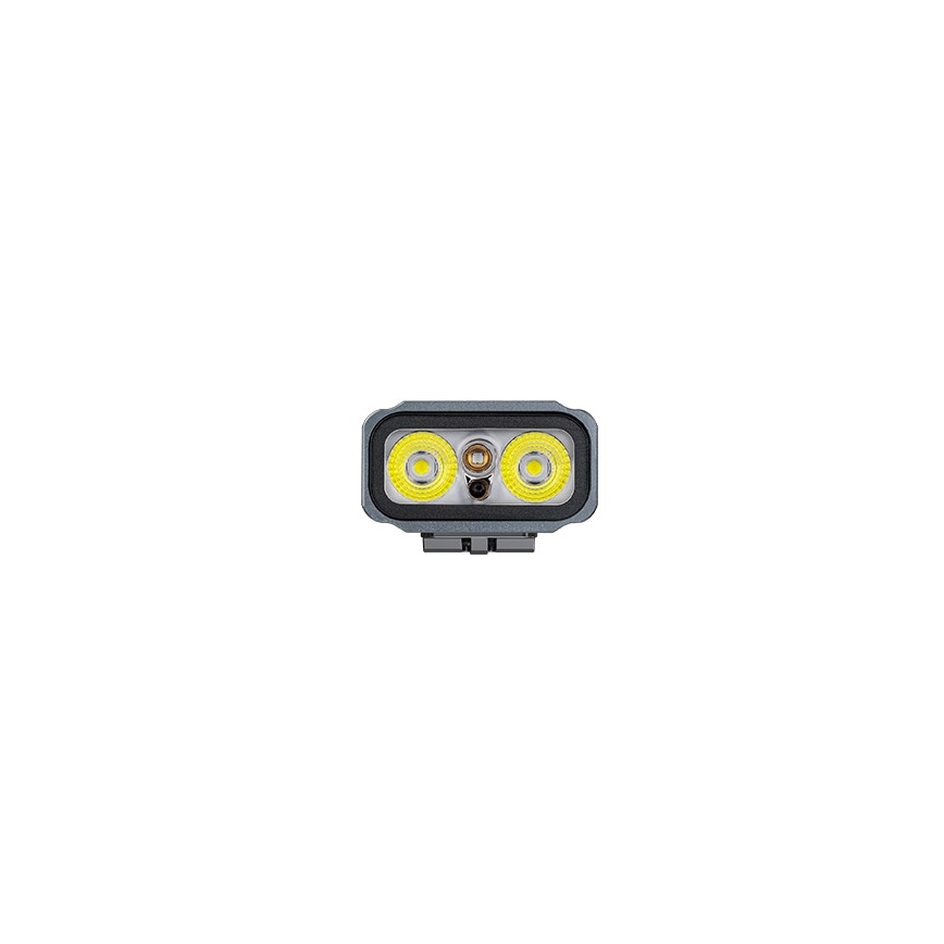 Fenix E06RGRY - Torcia elettrica ricaricabile LED Dimmerabile UV LED/USB IP66 700 shiny 60 h 750 mAh grigio