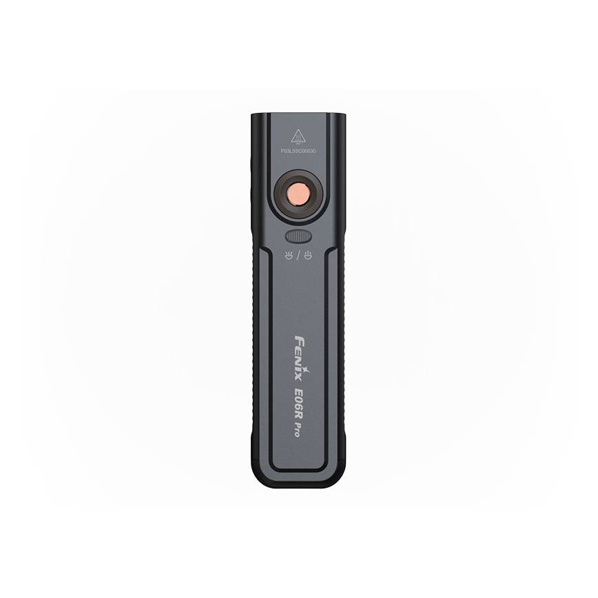 Fenix E06RPROEUBLC - Torcia ricaricabile dimmerabile LED/USB, 1650 mAh, IP66, 1600 lm, 111 h, nera