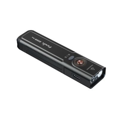 Fenix E06RPROEUBLC - Torcia ricaricabile dimmerabile LED/USB, 1650 mAh, IP66, 1600 lm, 111 h, nera