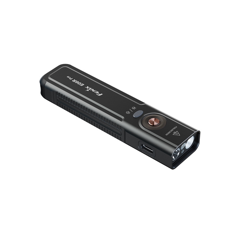 Fenix E06RPROEUBLC - Torcia ricaricabile dimmerabile LED/USB, 1650 mAh, IP66, 1600 lm, 111 h, nera