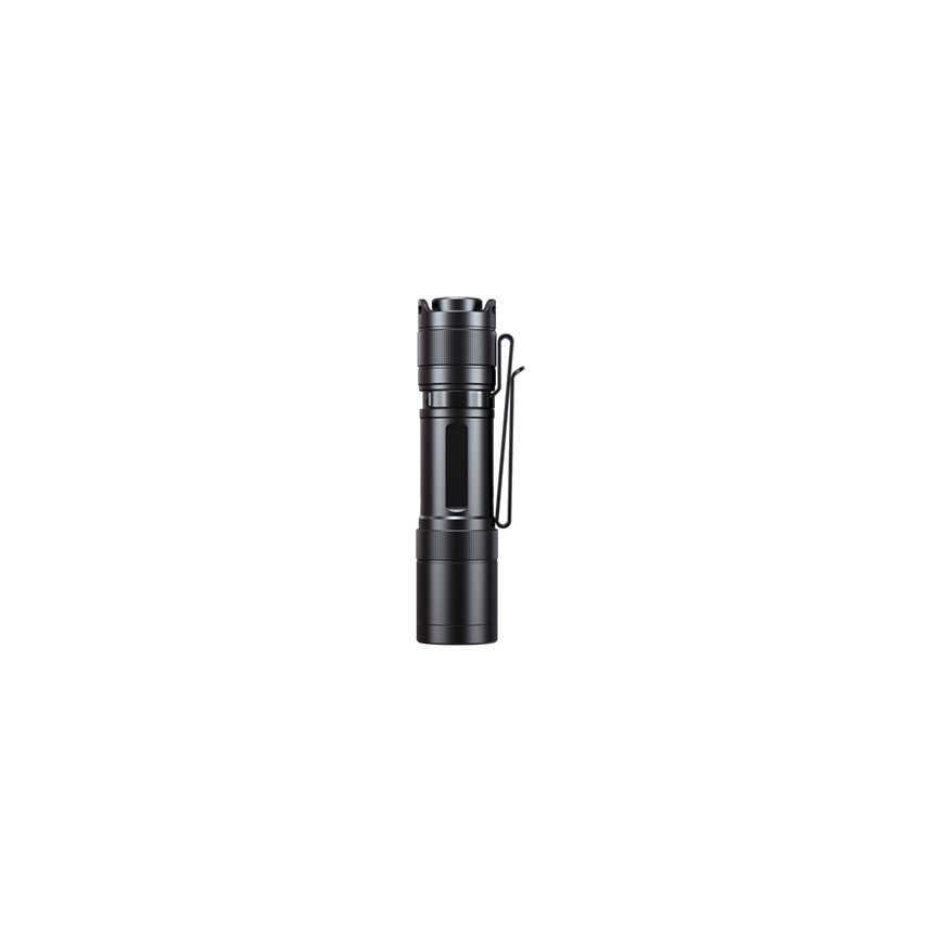 Fenix E12V30 - Torcia ricaricabile a LED a intensità regolabile 1xAA 2000 mAh IP68 200 lm 100 h nera