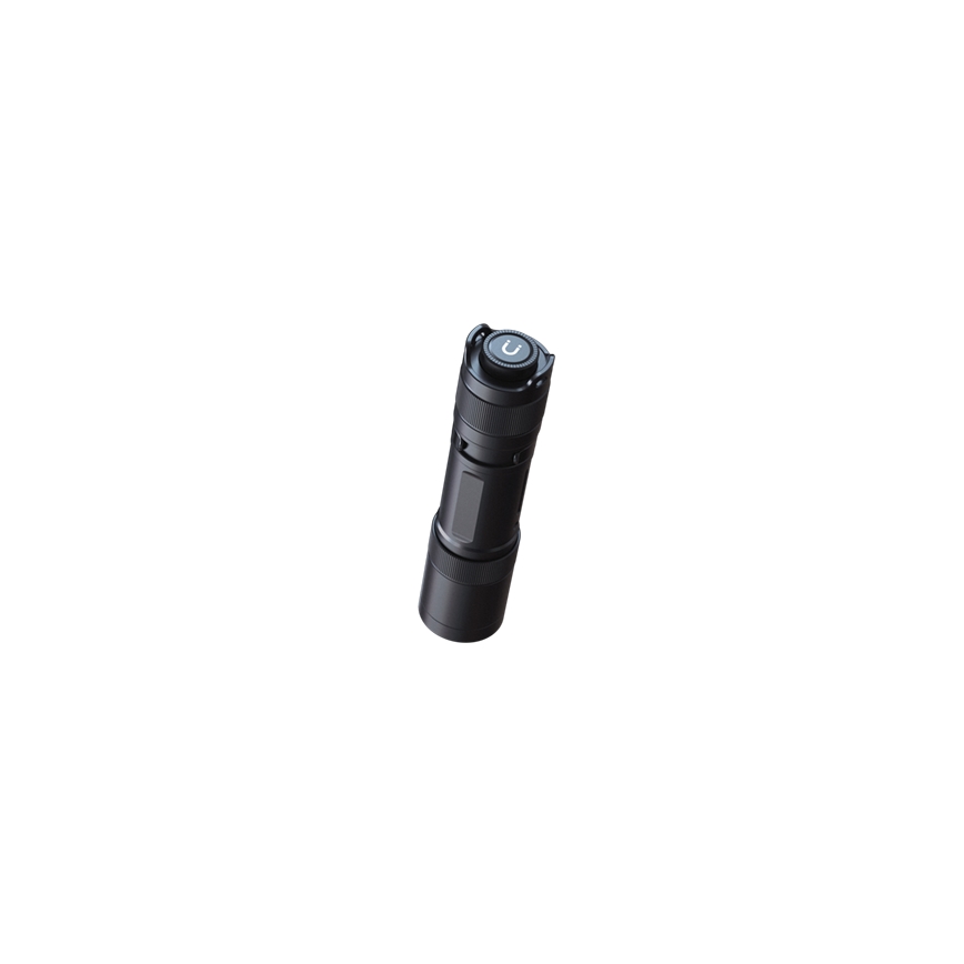 Fenix E12V30 - Torcia ricaricabile a LED a intensità regolabile 1xAA 2000 mAh IP68 200 lm 100 h nera