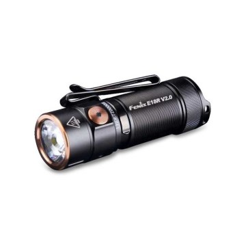 Fenix E18RV20800 - Torcia ricaricabile LED dimmerabile LED/USB/1xCR123A 800 mAh IP68 1200 lm 200 h nero