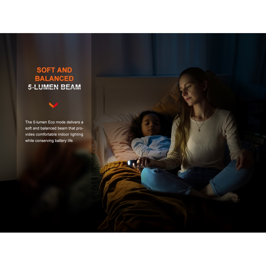 Fenix E28RV20 - Torcia elettrica ricaricabile LED dimmerabile LED/USB/2xCR123A IP68 1700 shiny 260 h 3400 mAh