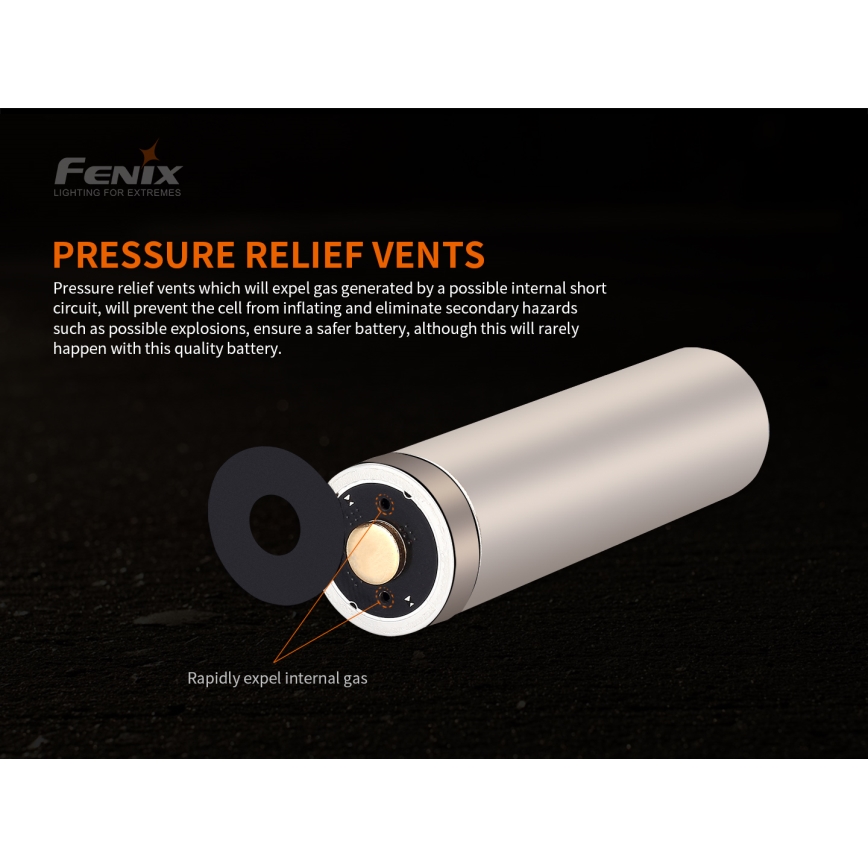 Fenix FE21700V20 - 1 pz Batteria ricaricabile 21700/3,6V 5000 mAh