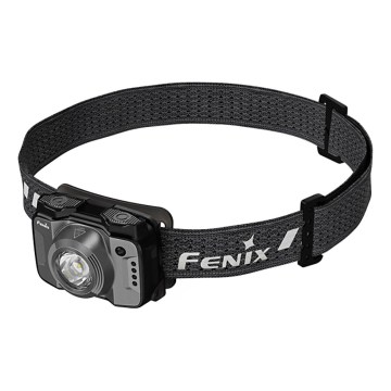 Fenix HL12RV20BLC - Lampada frontale ricaricabile a luminosità regolabile LED/USB 950 mAh IP66 500 lm 112 h nera