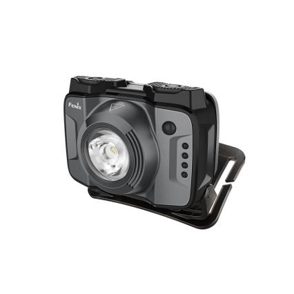 Fenix HL12RV20BLC - Lampada frontale ricaricabile a luminosità regolabile LED/USB 950 mAh IP66 500 lm 112 h nera