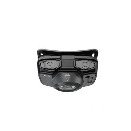 Fenix HL12RV20BLC - Lampada frontale ricaricabile a luminosità regolabile LED/USB 950 mAh IP66 500 lm 112 h nera