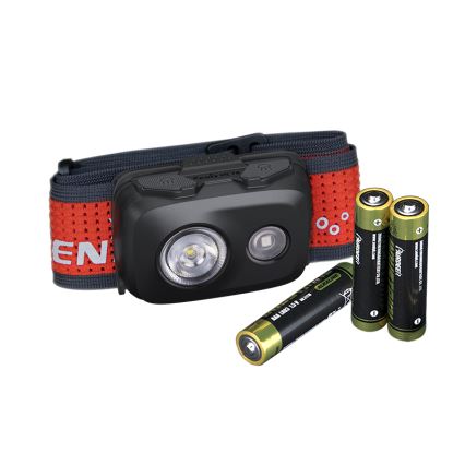 Fenix HL16V2BLK - LED Lampada frontale LED/3xAAA IP66 450 lm 200 h nero/arancione