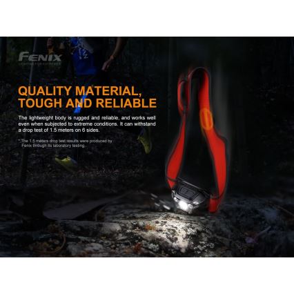 Fenix HL18RTRAIL - Lampada frontale ricaricabile LED LED/3xAAA IP66