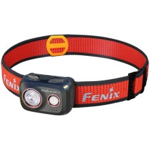 Fenix HL32RTBLCK - Lampada frontale LED ricaricabile LED/USB IP66 800 lm 300 h nero/arancione