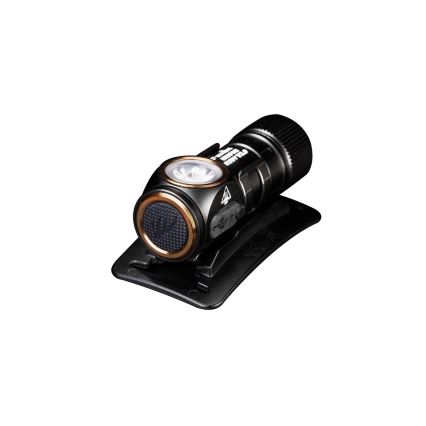 Fenix HM51RV30 - Lampada frontale ricaricabile a LED a intensità regolabile LED/USB/1xCR123A 950 mAh IP68 860 lm 125 h arancione