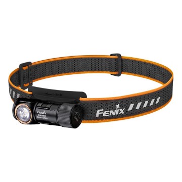 Fenix HM51RV30 - Lampada frontale ricaricabile a LED a intensità regolabile LED/USB/1xCR123A 950 mAh IP68 860 lm 125 h arancione