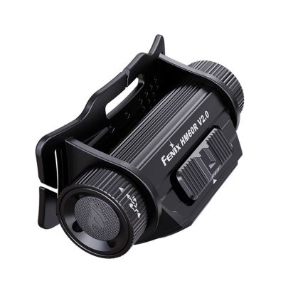 Fenix HM60RV20 - Lampada frontale ricaricabile a LED dimmerabile USB 4000 mAh IP68 1600 lm 292 ore arancione