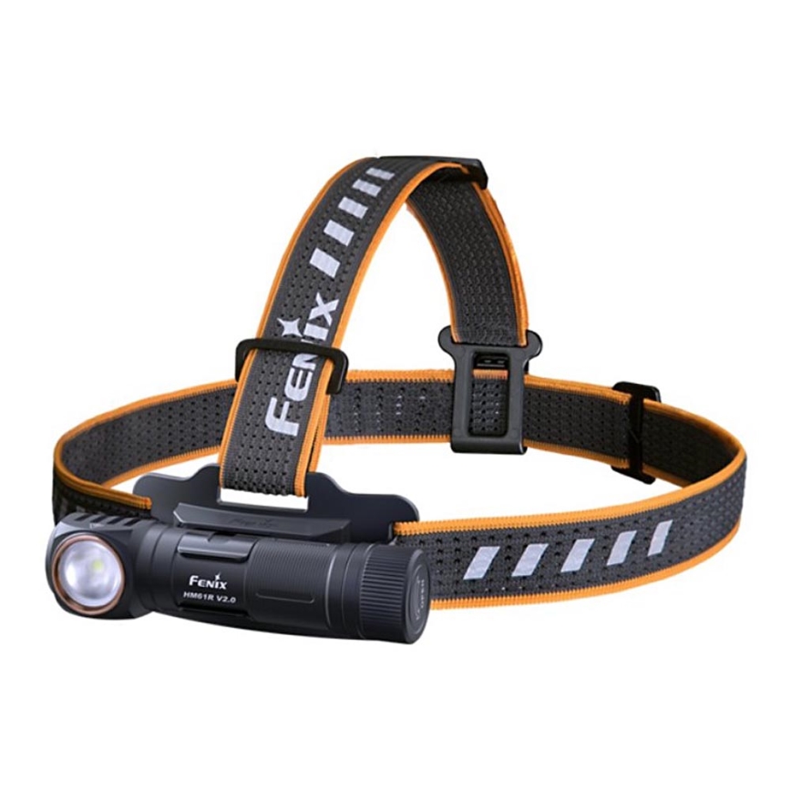 Fenix HM61RV20 - Lampada frontale LED ricaricabile LED/USB/2xCR123A IP68 1600 lm 300 h 3400 mAh