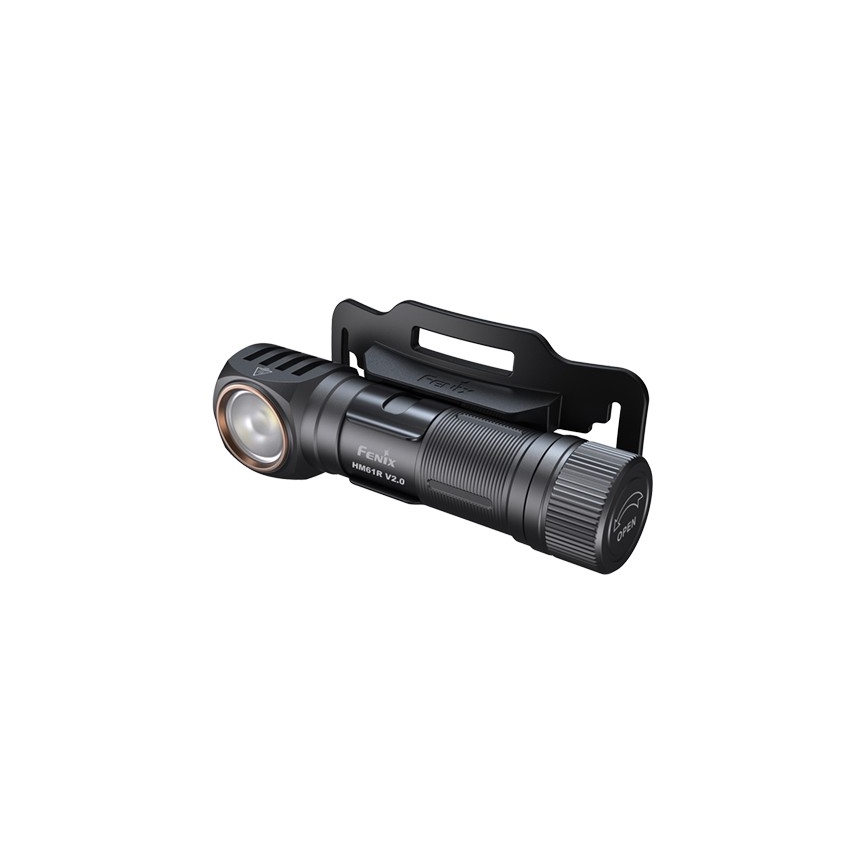 Fenix HM61RV20 - Lampada frontale LED ricaricabile LED/USB/2xCR123A IP68 1600 lm 300 h 3400 mAh