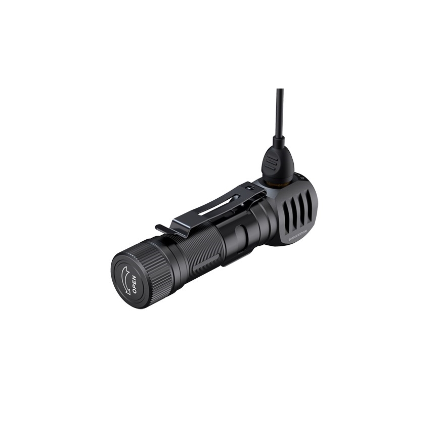Fenix HM61RV20 - Lampada frontale LED ricaricabile LED/USB/2xCR123A IP68 1600 lm 300 h 3400 mAh
