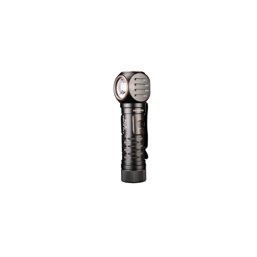 Fenix HM61RV30 - Torcia frontale ricaricabile LED dimmerabile LED/USB/1xCR123A 4000 mAh IP68 1800 lm 400 h nera
