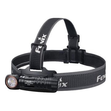 Fenix HM61RV30 - Torcia frontale ricaricabile LED dimmerabile LED/USB/1xCR123A 4000 mAh IP68 1800 lm 400 h nera