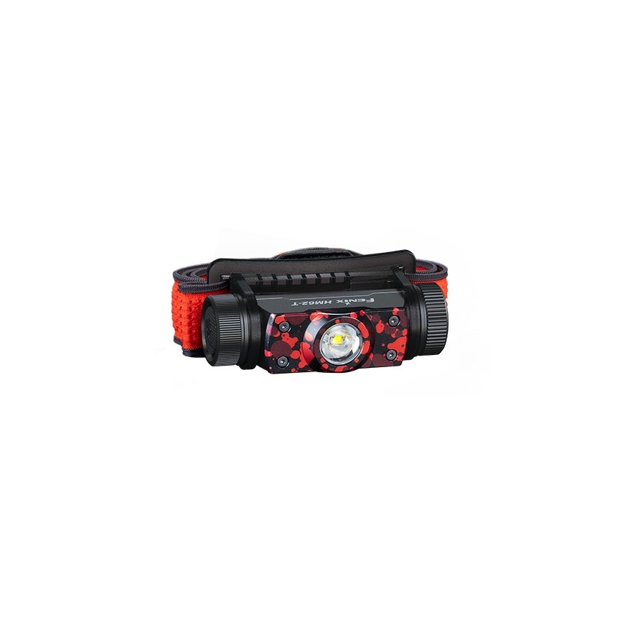 Fenix HM62TMGM - Lampada frontale ricaricabile a LED Dimmerabile LED/USB IP68 1200 shiny 280 h 3400 mAh