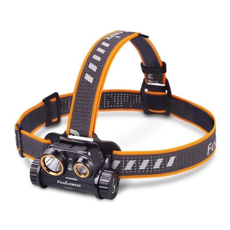 Fenix HM65R - Lampada frontale LED ricaricabile 2xLED/USB/2xCR123A IP68 1400 lucente 300 h 3400 mAh
