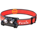 Fenix HM65RDTBLC - Lampada frontale LED ricaricabile LED/USB IP68 1500 lm 300 h nero/arancione