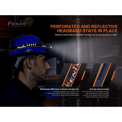 Fenix HM70R - Lampada frontale LED ricaricabile 4xLED/1x21700 IP68 1600 lucente 800 h 5000 mAh