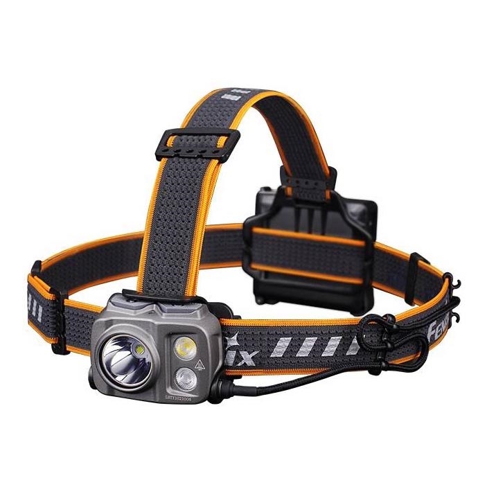 Fenix HP16R1250 - Lampada frontale LED ricaricabile 3xLED/USB 4xAA IP66 1250 lm 600 h 3000 mAh