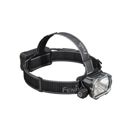 Fenix HP35R - Torcia frontale a LED dimmerabile, ricaricabile via USB, batteria 5000 mAh, grado di protezione IP66, 4000 lm, autonomia fino a 500 ore, nera