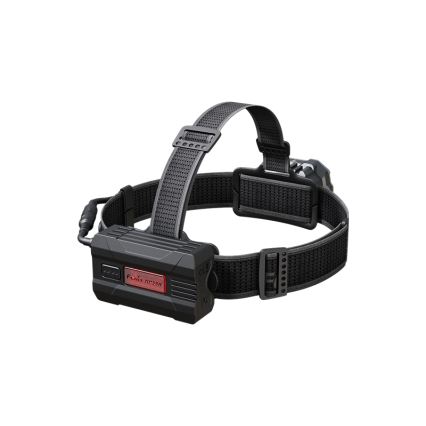 Fenix HP35R - Torcia frontale a LED dimmerabile, ricaricabile via USB, batteria 5000 mAh, grado di protezione IP66, 4000 lm, autonomia fino a 500 ore, nera