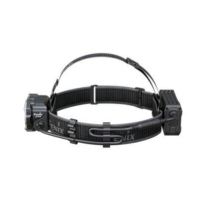 Fenix HP35R - Torcia frontale a LED dimmerabile, ricaricabile via USB, batteria 5000 mAh, grado di protezione IP66, 4000 lm, autonomia fino a 500 ore, nera