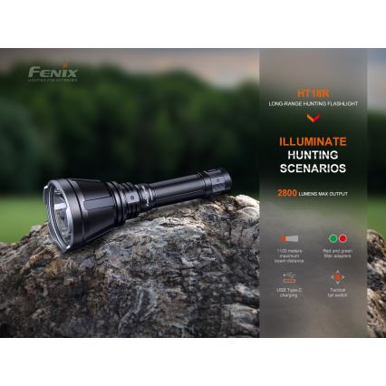 Fenix HT18R - Torcia ricaricabile dimmerabile LED/1x21700 IP68 2800 lm 42 ore