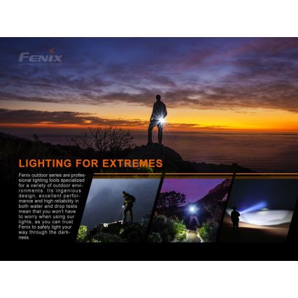 Fenix LD22V20 - Torcia LED ricaricabile LED/USB IP66 800 lm 220 ore