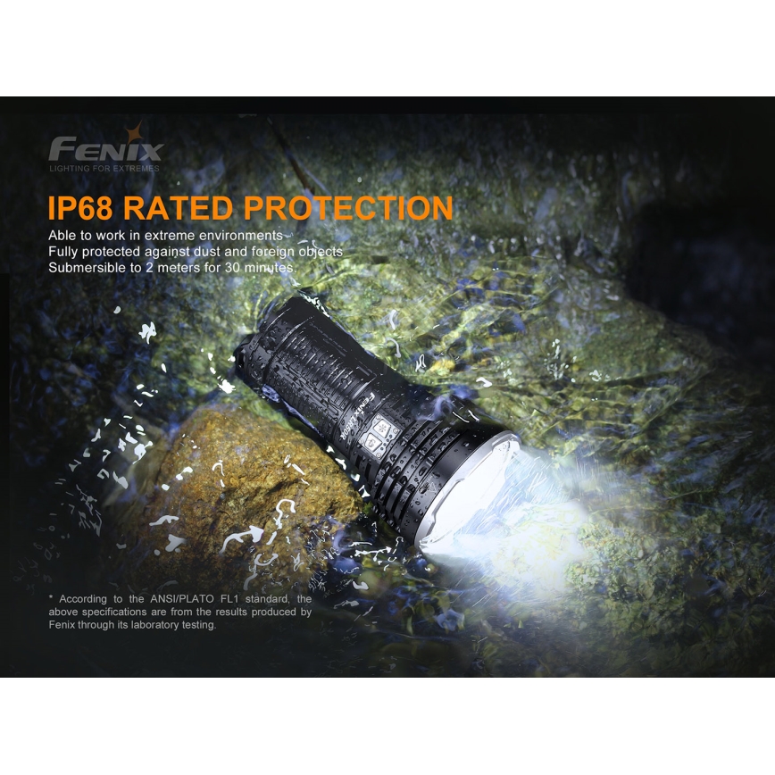 Fenix LR50R - Torcia LED ricaricabile 4xLED/USB IP68