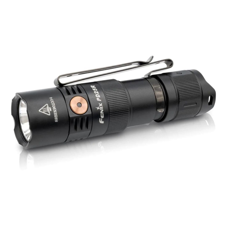 Fenix PD25R - Torcia LED ricaricabile LED/USB/1xCR123A IP68 800 lm 70 h 700 mAh