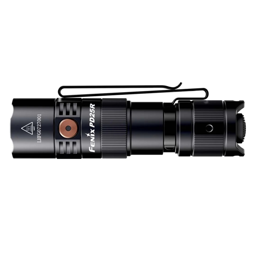 Fenix PD25R - Torcia LED ricaricabile LED/USB/1xCR123A IP68 800 lm 70 h 700 mAh