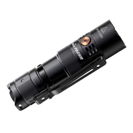 Fenix PD25R - Torcia LED ricaricabile LED/USB/1xCR123A IP68 800 lm 70 h 700 mAh