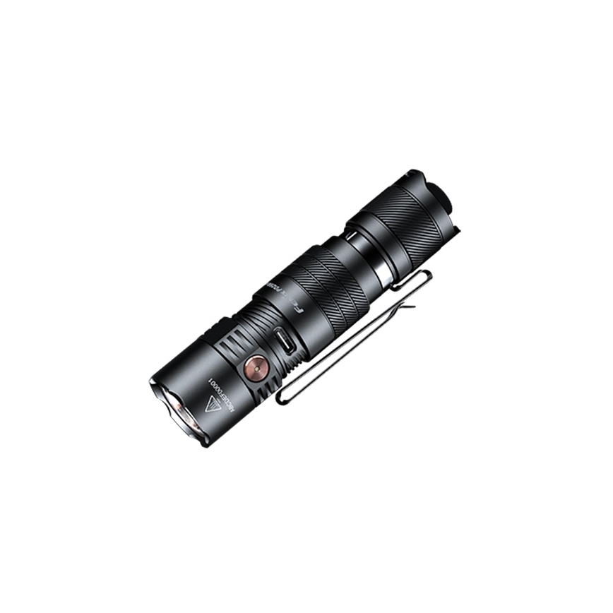 Fenix PD26RACE - Torcia LED ricaricabile dimmerabile LED/USB 1600 mAh IP68 1300 lm 556 h nero
