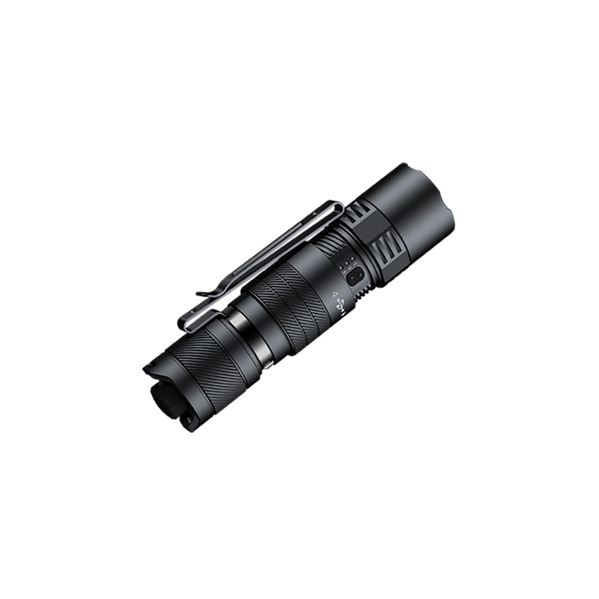Fenix PD26RACE - Torcia LED ricaricabile dimmerabile LED/USB 1600 mAh IP68 1300 lm 556 h nero