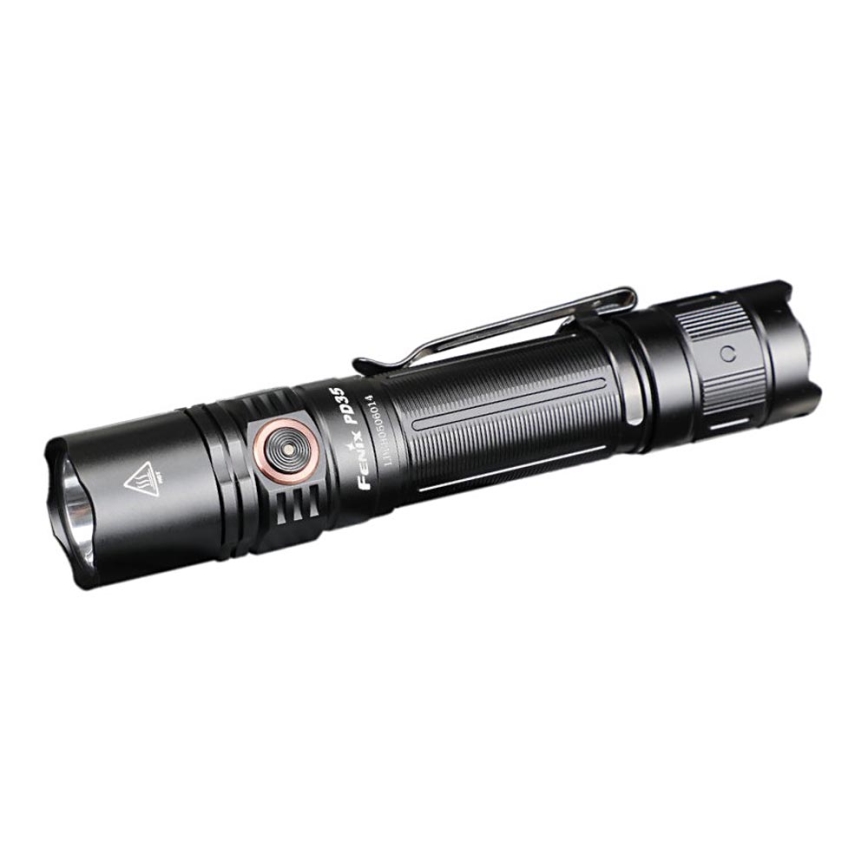 Fenix PD35V30 - Torcia LED ricaricabile LED/USB/2xCR123A IP68 1700 lucente 230 h 2600 mAh