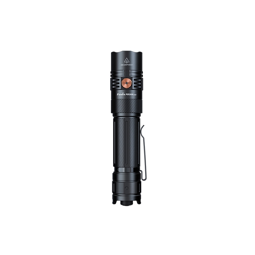 Fenix PD36RACE - Torcia ricaricabile LED dimmerabile LED/USB 5000 mAh IP68 3000 lm 63,45 h nera