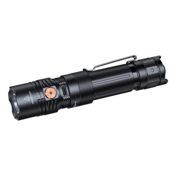 Fenix PD36RACE - Torcia ricaricabile LED dimmerabile LED/USB 5000 mAh IP68 3000 lm 63,45 h nera