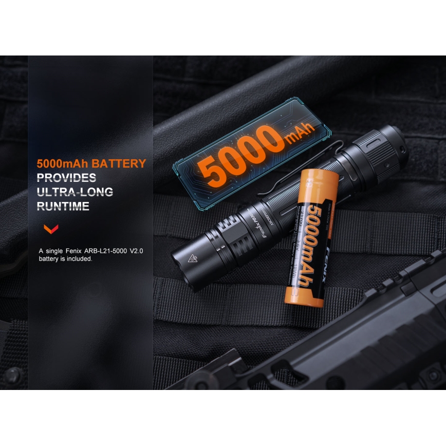 Fenix PD36RPRO - LED Torcia tattica ricaricabile LED/USB IP68 2800 lm 42 h 5000 mAh