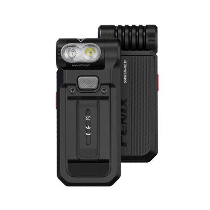 Fenix SW05RREDBLC - Torcia ricaricabile LED Dimmerabile LED/USB IPX6 150 lm 49 h 700 mAh nero
