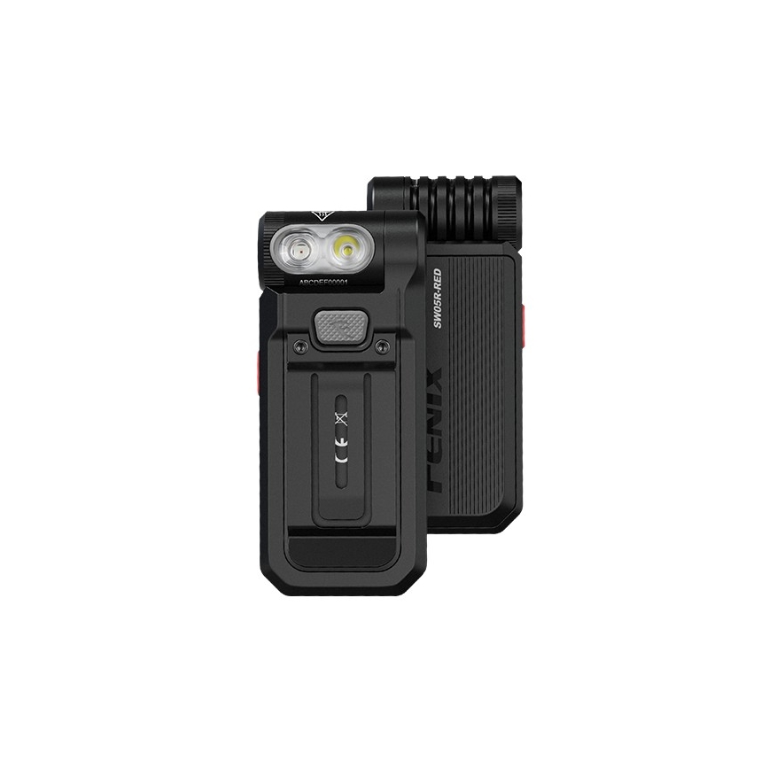 Fenix SW05RREDBLC - Torcia ricaricabile LED Dimmerabile LED/USB IPX6 150 lm 49 h 700 mAh nero