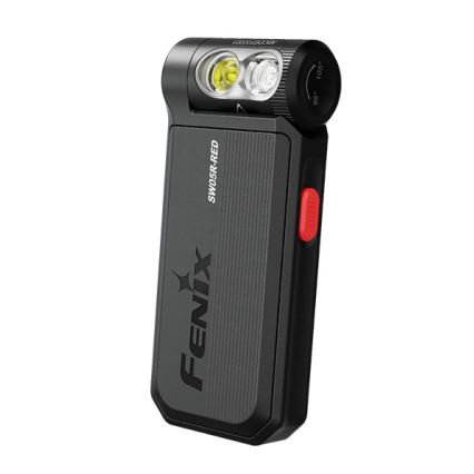 Fenix SW05RREDBLC - Torcia ricaricabile LED Dimmerabile LED/USB IPX6 150 lm 49 h 700 mAh nero