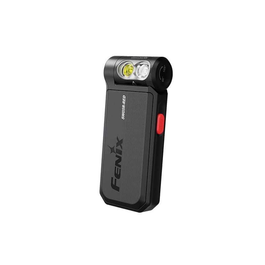 Fenix SW05RREDBLC - Torcia ricaricabile LED Dimmerabile LED/USB IPX6 150 lm 49 h 700 mAh nero