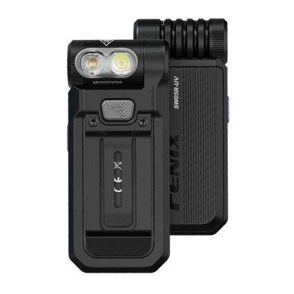 Fenix SW05RUVBLC - LED Dimmerabile ricaricabile torcia LED/USB IPX6 150 lm 49 h 700 mAh nero