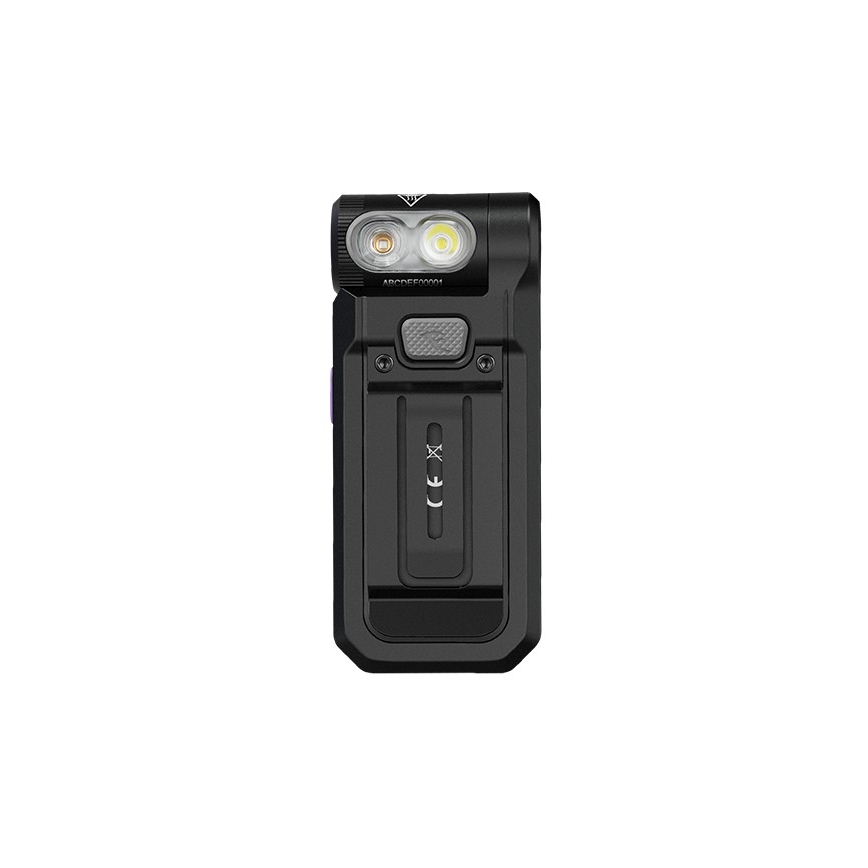 Fenix SW05RUVBLC - LED Dimmerabile ricaricabile torcia LED/USB IPX6 150 lm 49 h 700 mAh nero